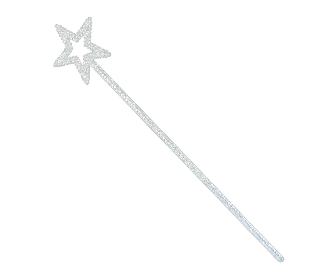Star Wand White Glitter Fairy Costume Accessory_1