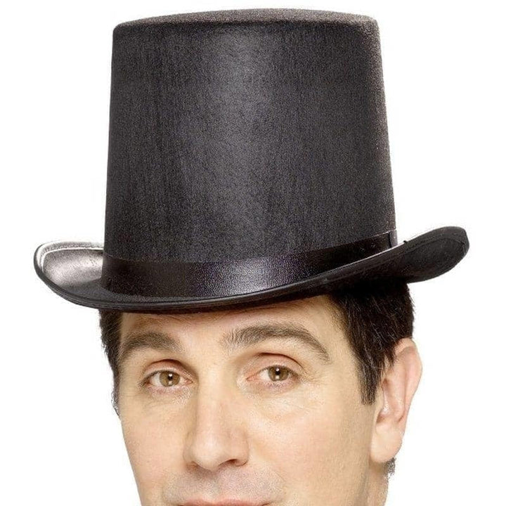 Stovepipe Topper Hat Adult Black_1