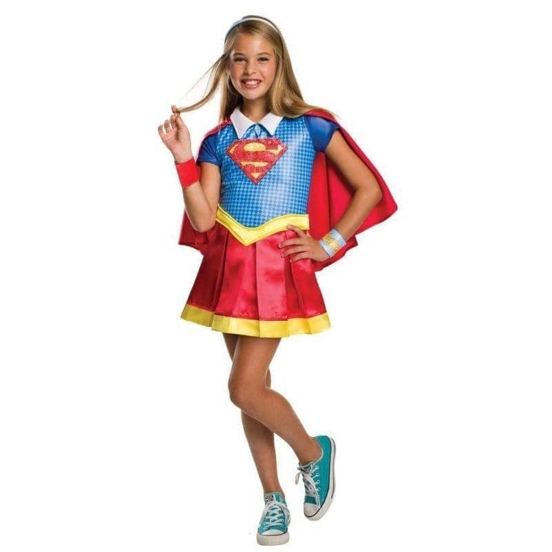Supergirl Costume Kids DC Superhero Girls Deluxe_1