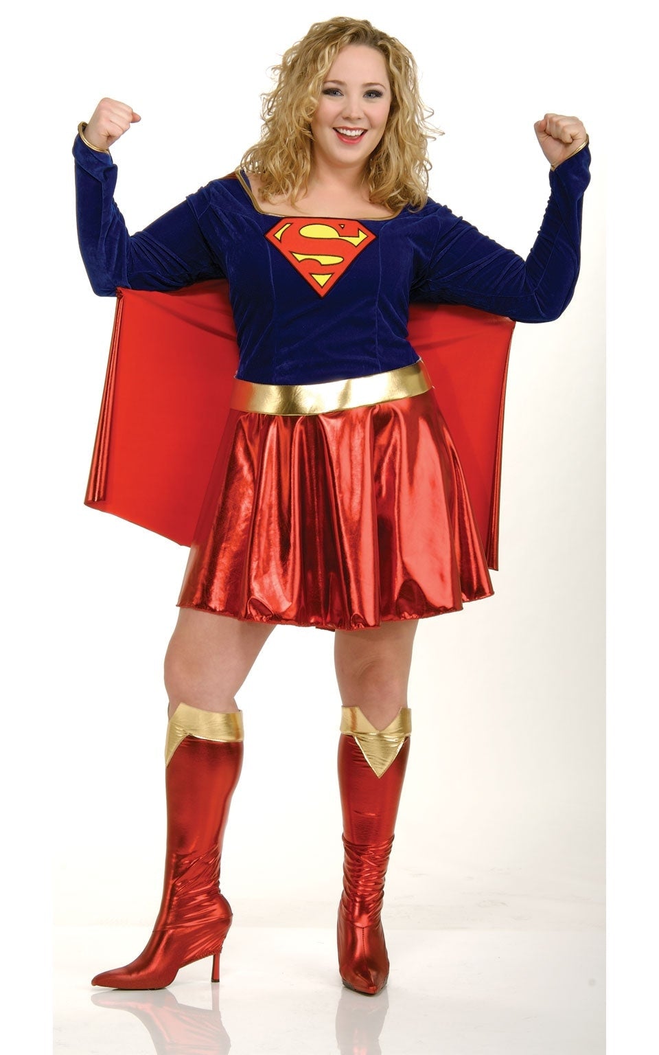 Supergirl Costume Plus Size Ladies_1