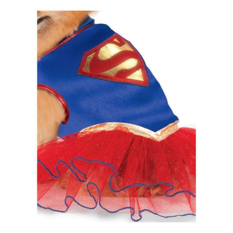 Supergirl Tutu Dress Pet Dog Costume_2