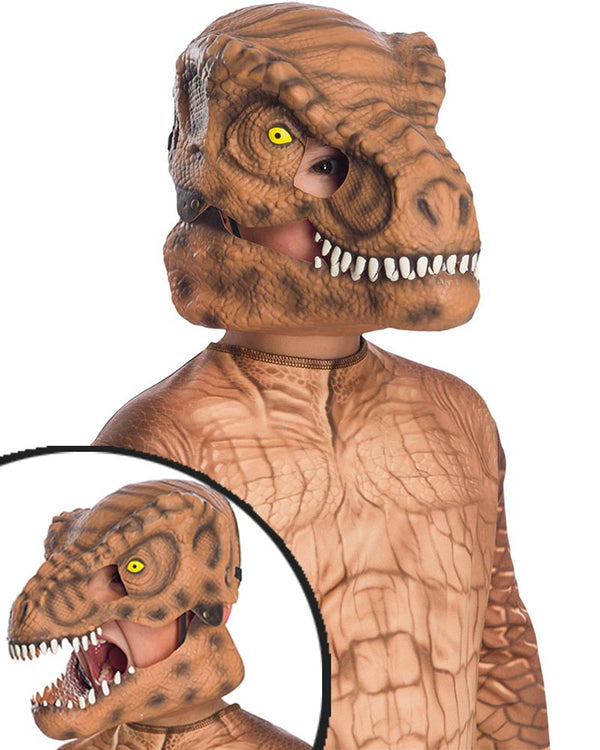 Size Chart T-Rex Movable Jaw Mask Jurassic World Fallen Kingdom