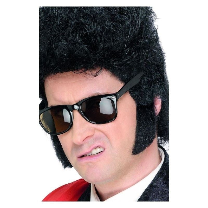 Size Chart Teddy Boy Elvis Sideburns Adult Black
