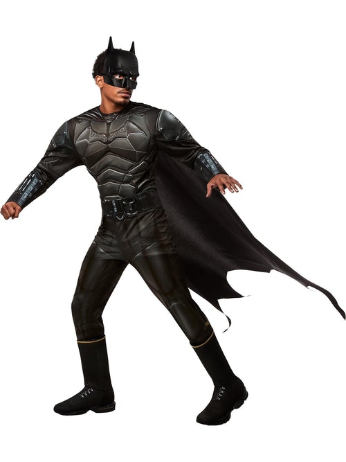 The Batman Costume Mens Printed Muscle Batsuit DC Comics_1