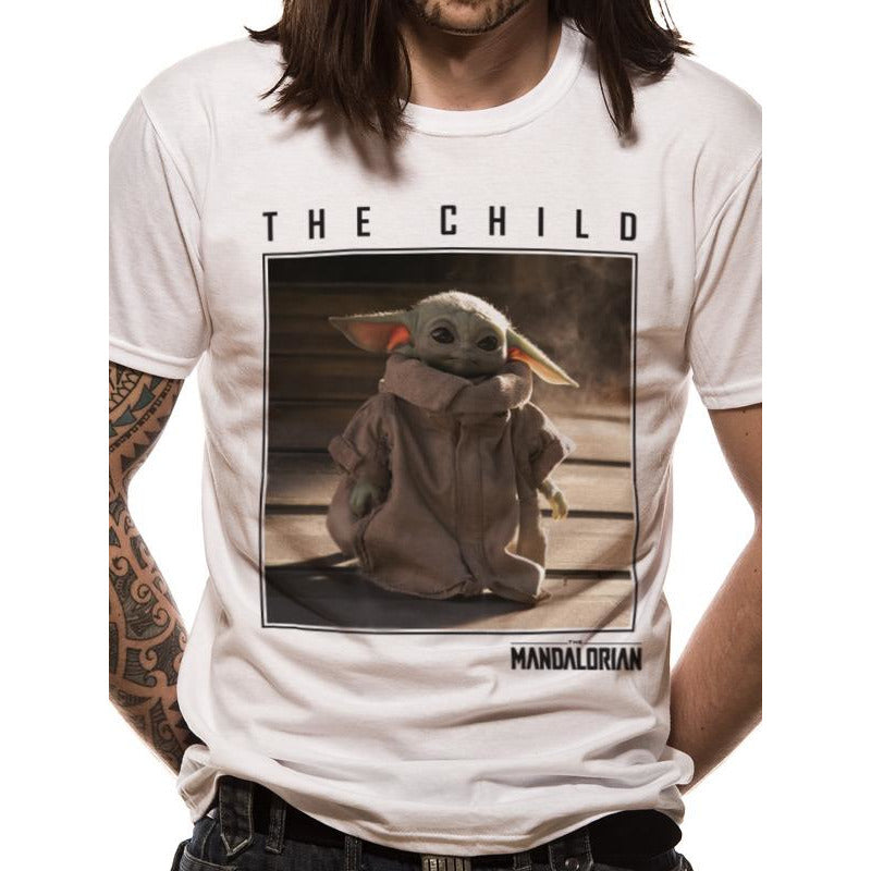 The Mandalorian Child Square Photo T-Shirt Adult_1