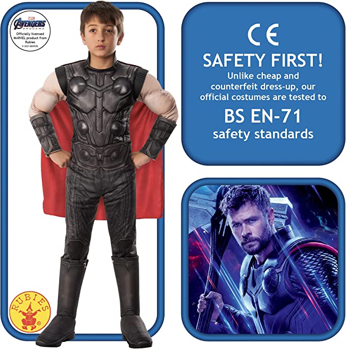 Thor Child Costume Muscle Suit Avengers Endgame_2