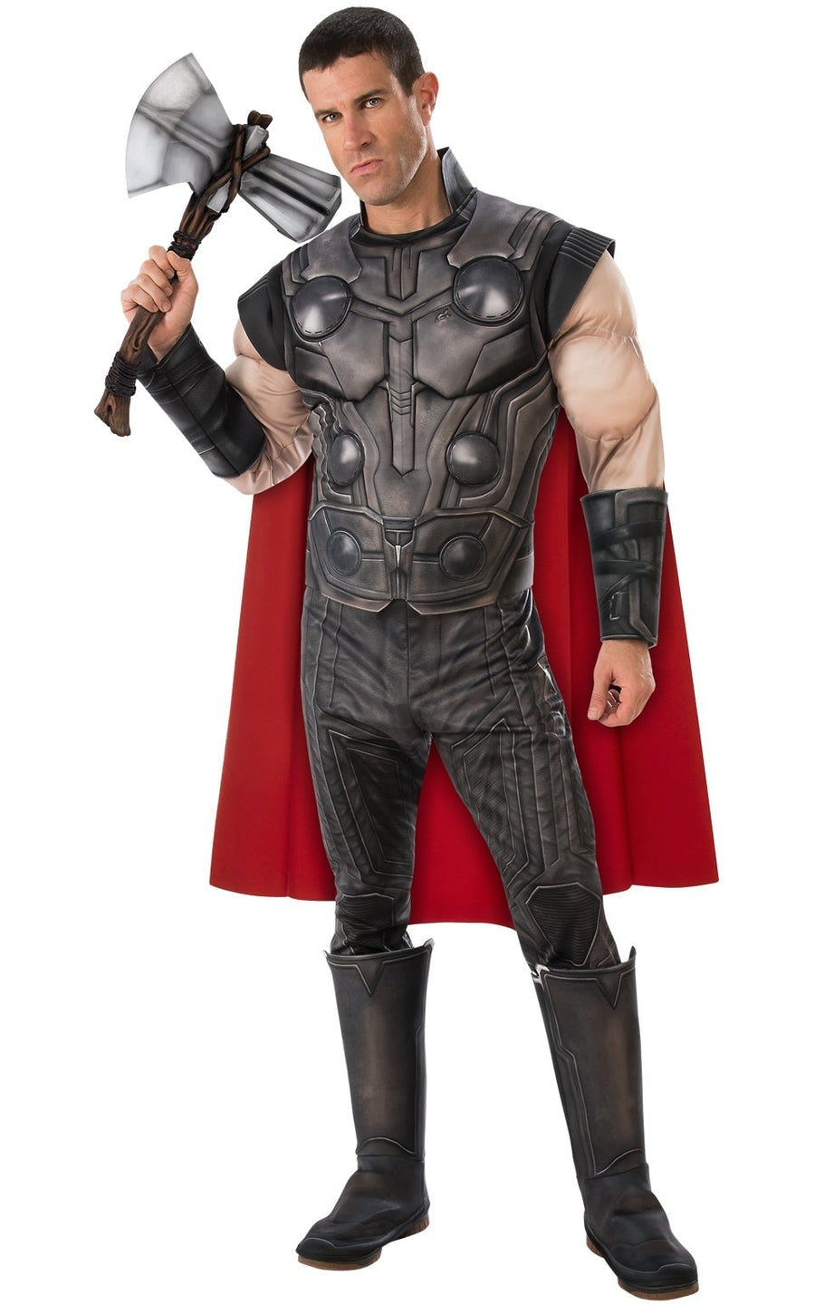 Thor Muscle Costume Mens Deluxe Avengers Endgame Hero_1