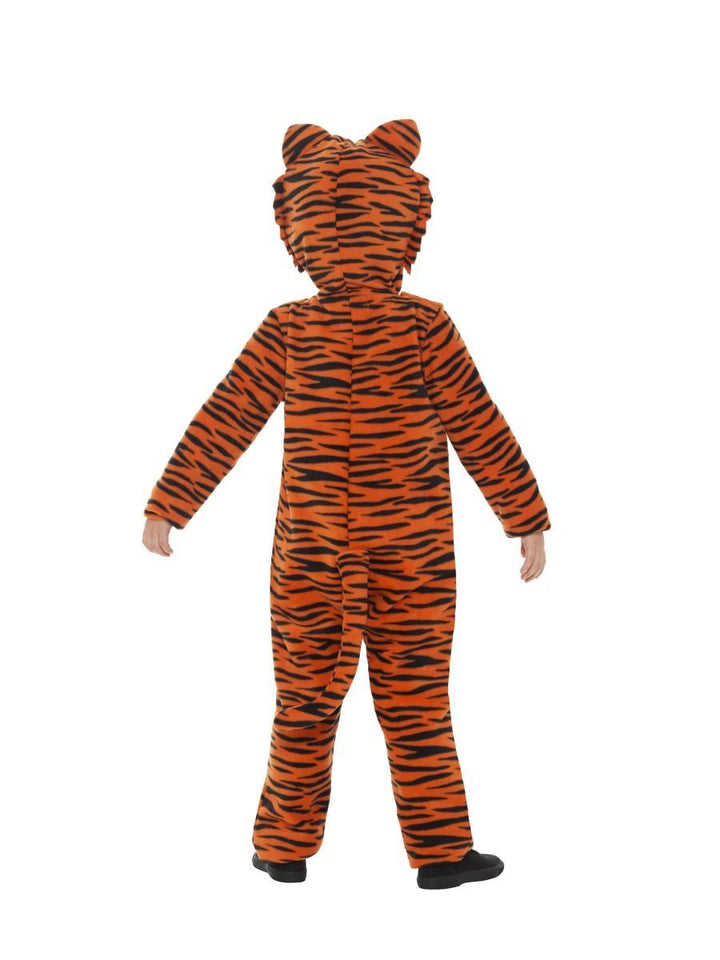 Tiger Costume Kids Hooded Jumpsuit with Tail_4