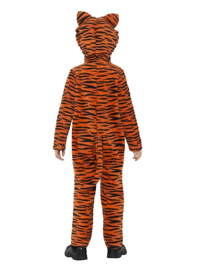 Tiger Costume Kids Hooded Jumpsuit with Tail_5