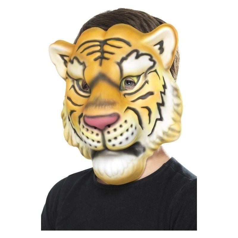 Size Chart Tiger Mask Kids Yellow with Black