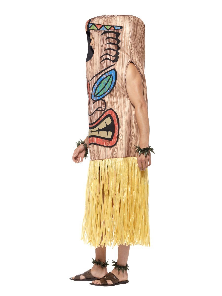 Tiki Totem Costume Adult Brown Tabard_2
