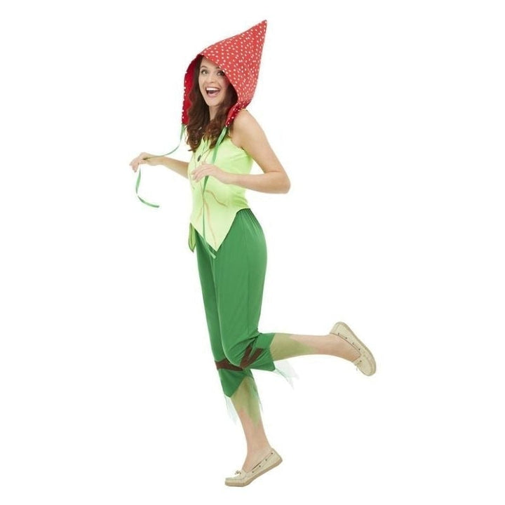 Toadstool Pixie Costume Adult Green Red_3