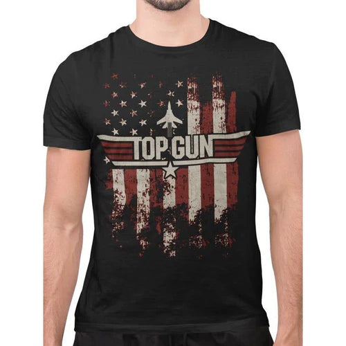 Top Gun Flag Unisex T-Shirt Adult_1