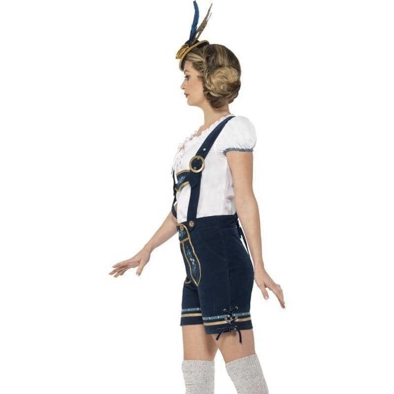Traditional Deluxe Bavarian Costume Adult Blue_3