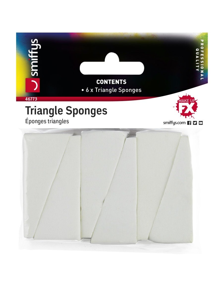 Triangle Sponges Adult White_1