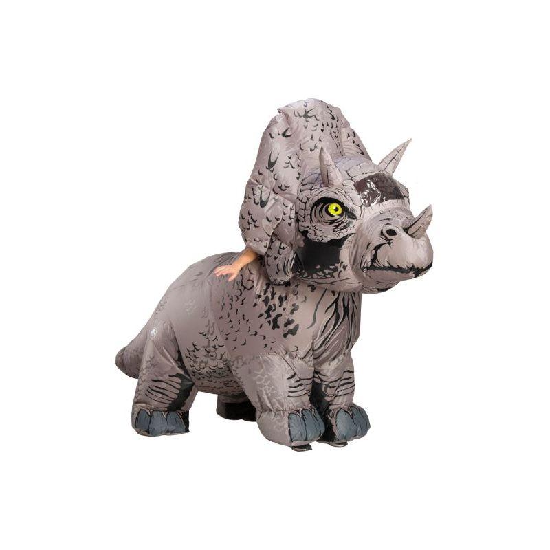 Triceratops Inflatable Costume Adult Jurassic Park Dinosaur_1