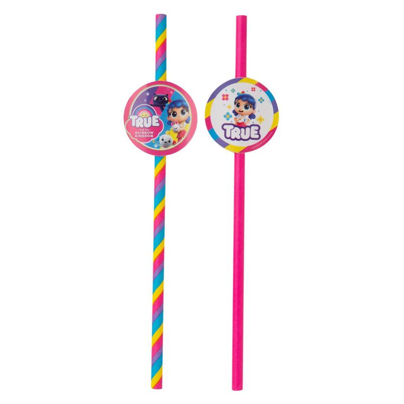 True and The Rainbow Kingdom Straws Pack of 16_1