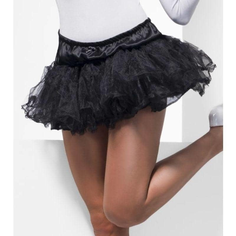 Tulle Petticoat Adult Black_1