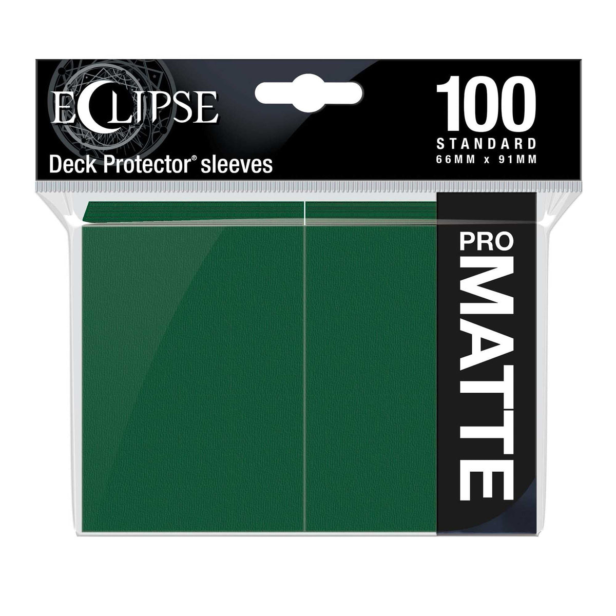 Eclipse Matte Standard Card Sleeves: Forest Green (100) 1