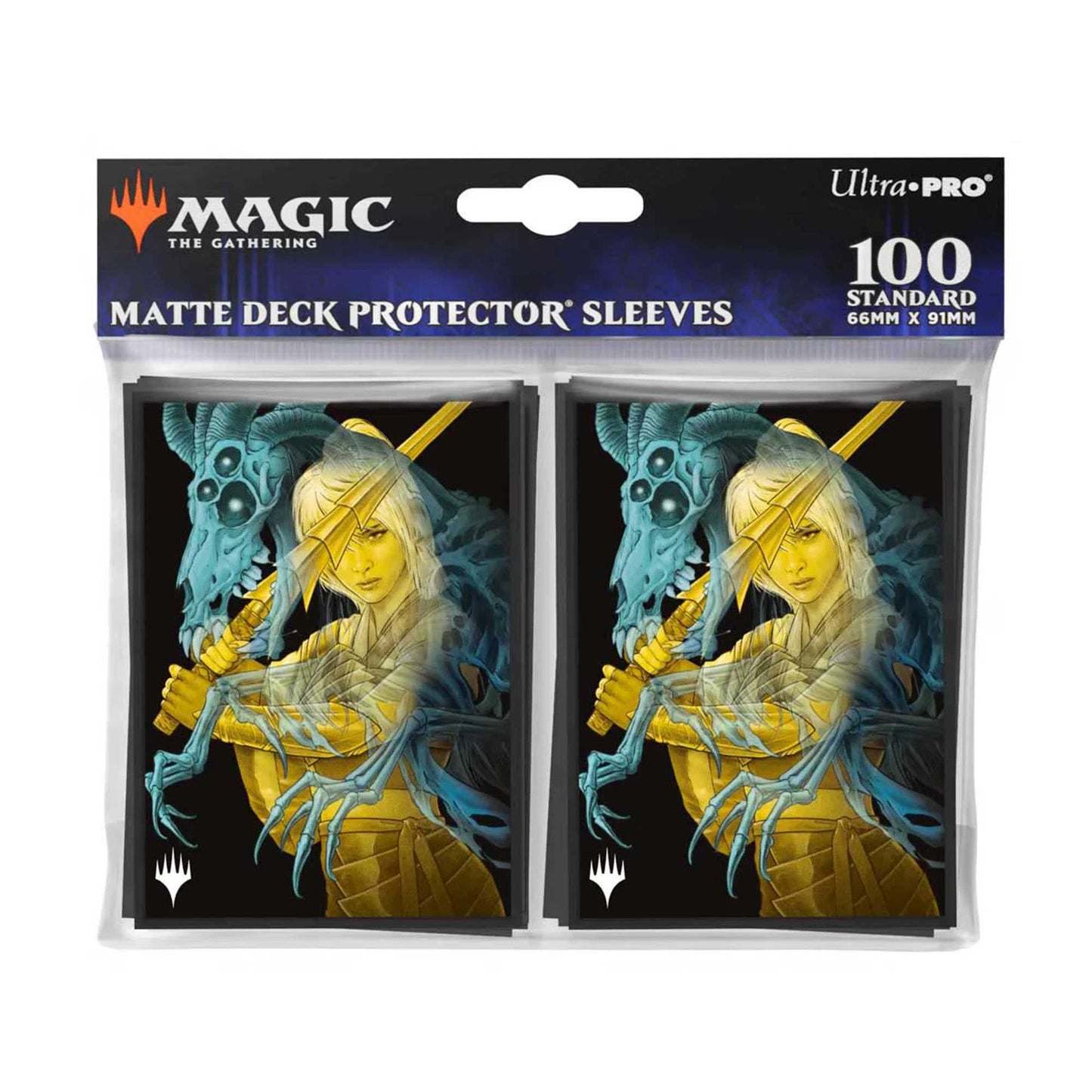 Magic The Gathering Duskmourn 100ct Deck Protector Sleeves Wandering Rescuer 2