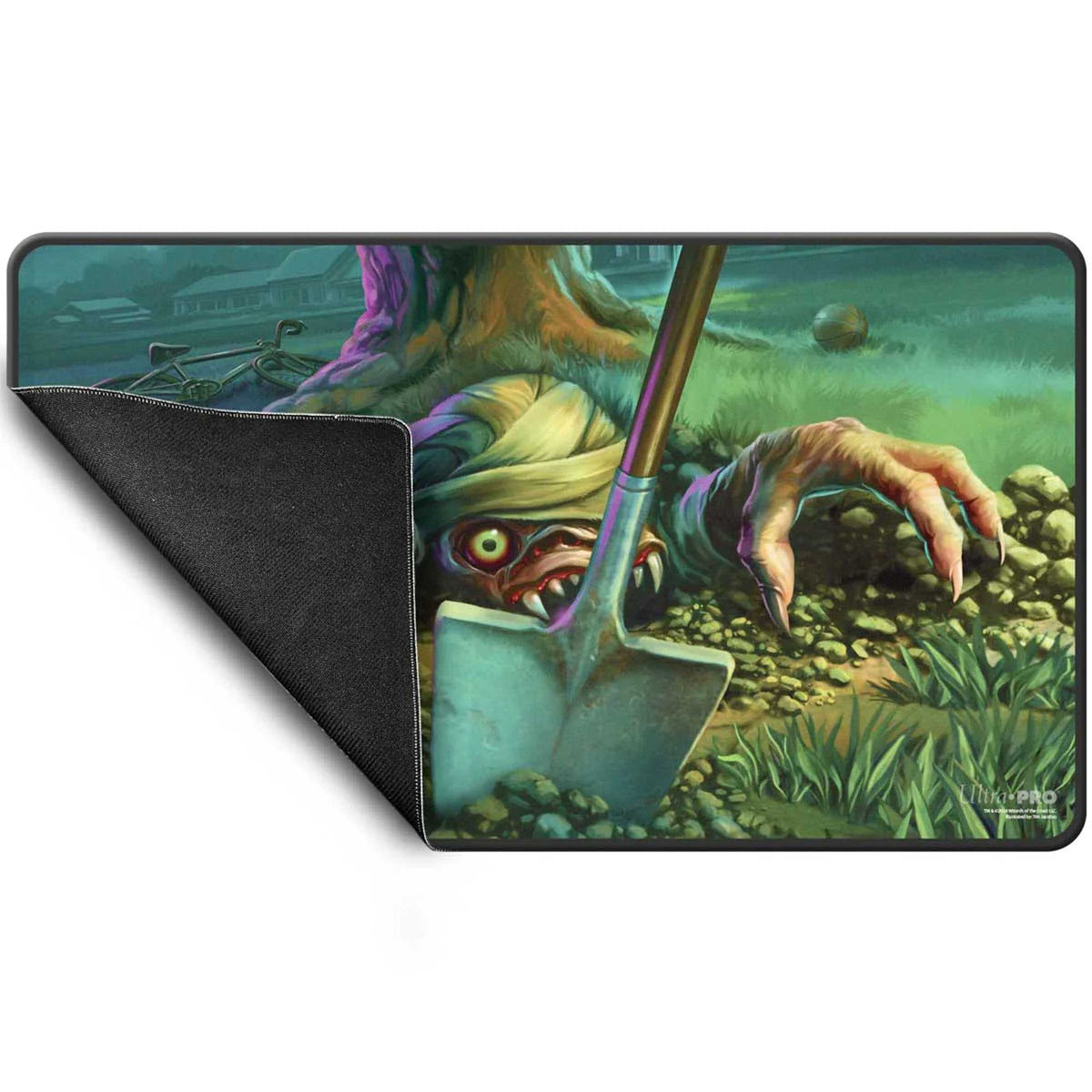 Magic: The Gathering - Duskmourn Black Stitched Playmat Special Guest - Guest Artist 1 2