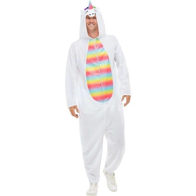 Unicorn Costume Adult White_1