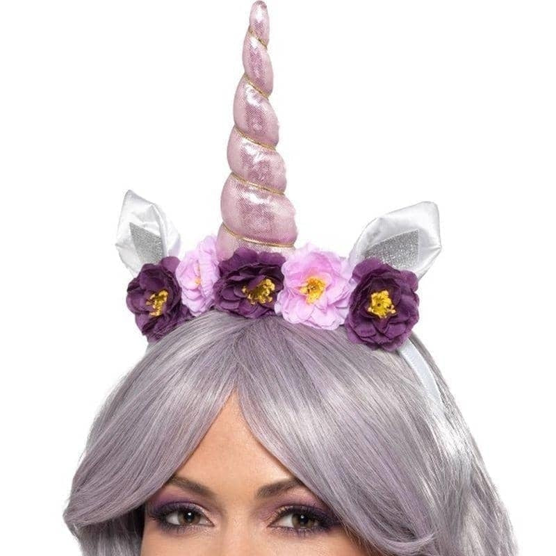 Unicorn Headband Adult Pink Costume Accessory_1