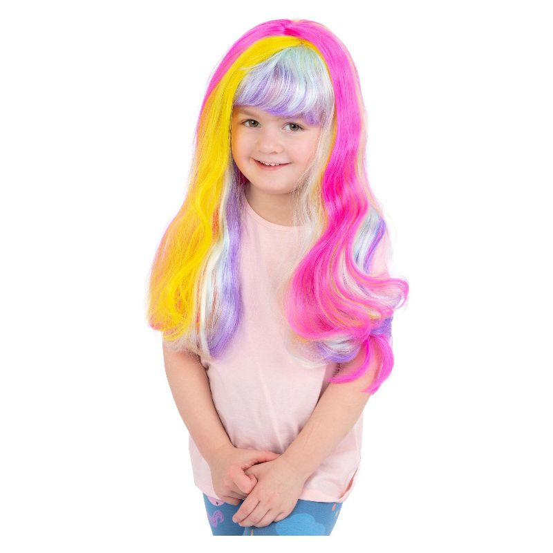 Unicorn Rainbow Wig Child_1
