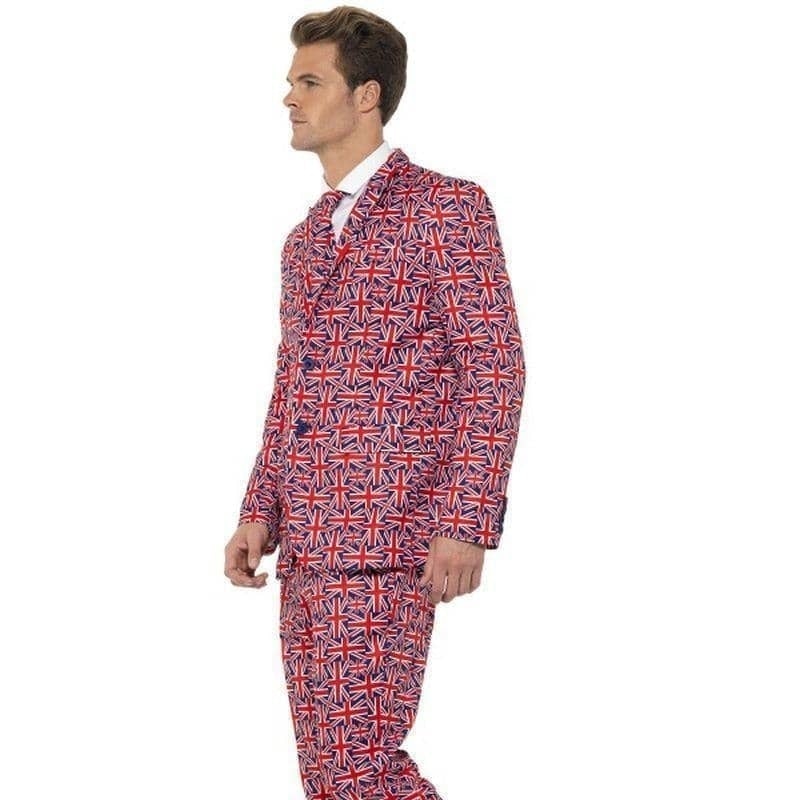 Union Jack Suit Adult Red Blue Patriotic Costume_4