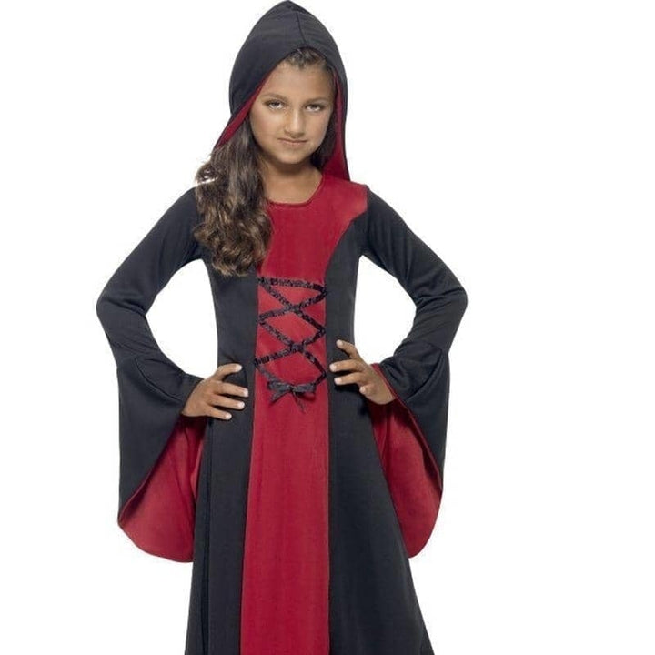 Vamp Costume Kids Red Black_1