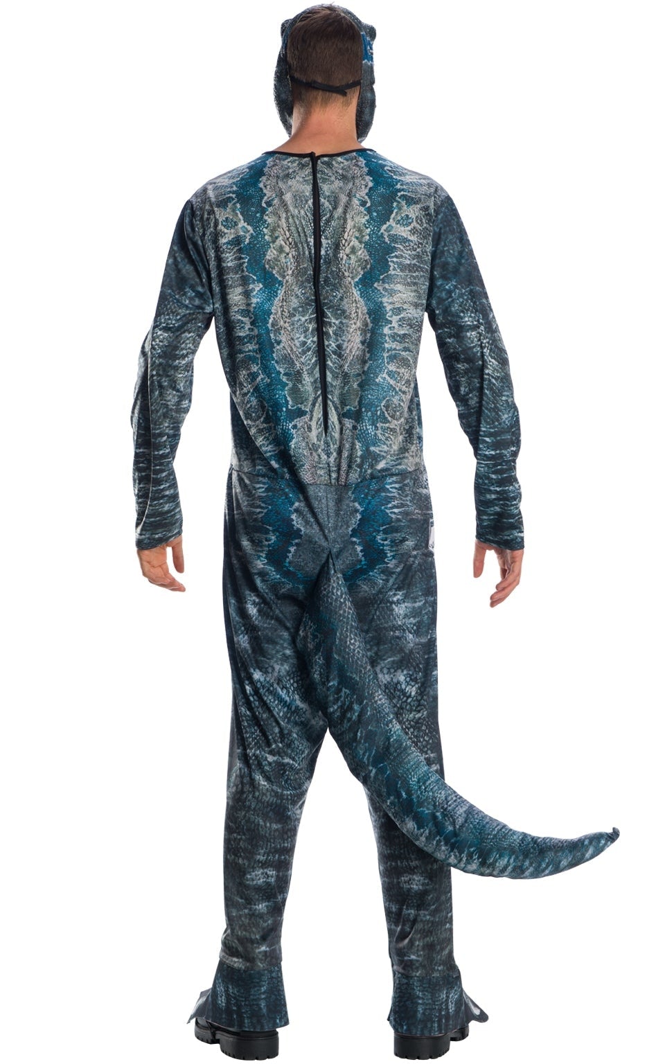 Velociraptor Blue Costume Adult Jurrasic World Dinosaur_3