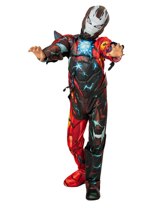 Venomized Iron Man Costume Child Maximum Venom Suit_4
