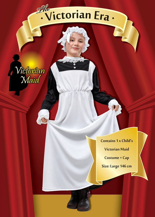 Victorian Maid Costume Childrens Dress 2