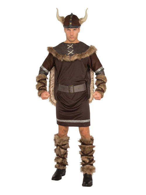 Viking Man Costume Barbarian Warrior_1