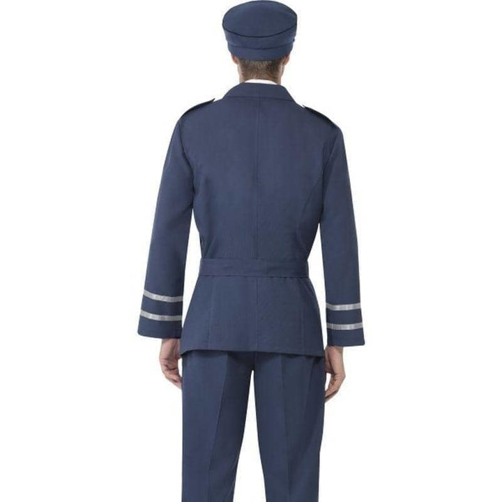 WW2 Air Force Captain Costume Adult Blue RAF_3