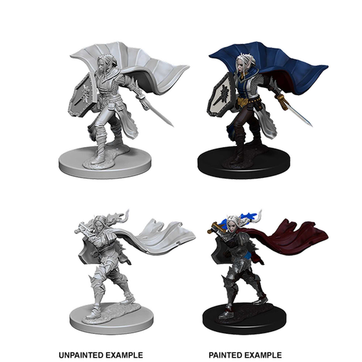 Pathfinder Deep Cuts Unpainted Miniatures: Elf Female Paladin 1