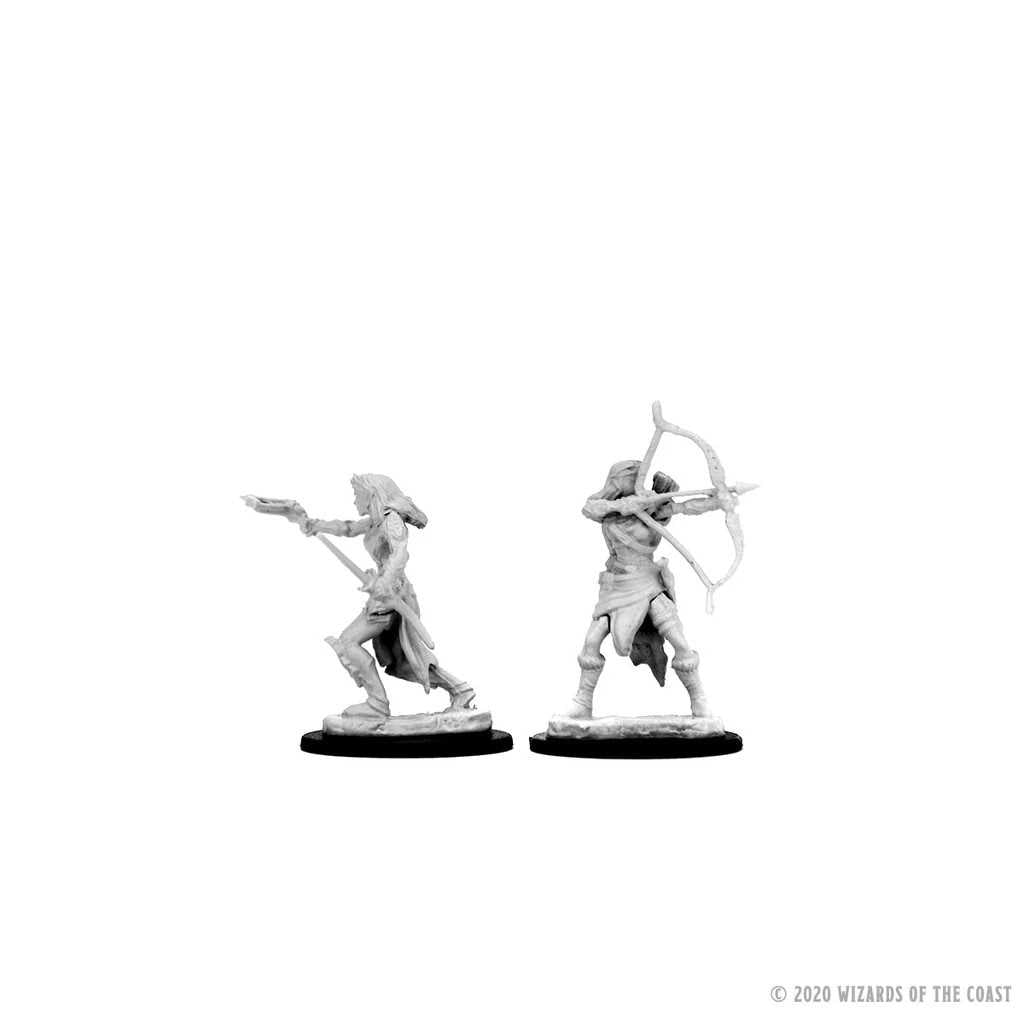 D&D Unpainted Miniatures: Elf Female Ranger 3