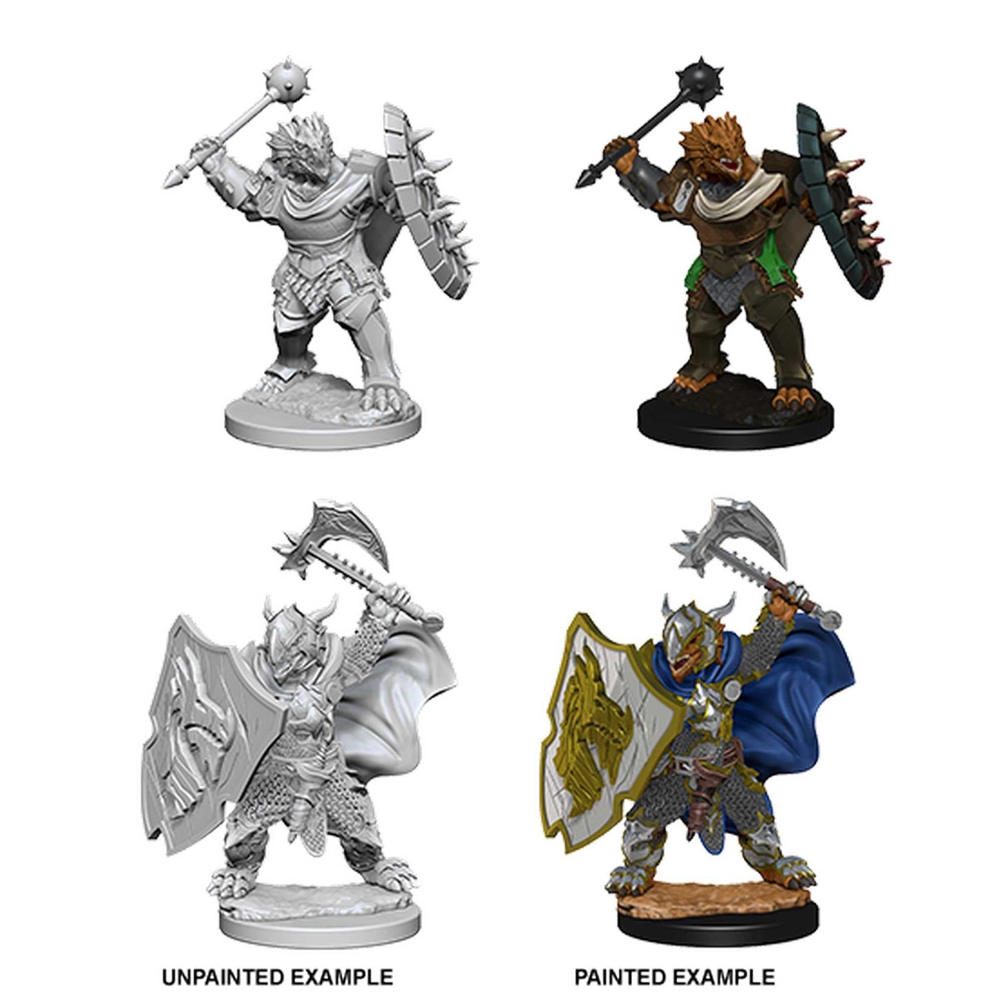 Dragonborn Male Paladin D and D Nolzurs Marvelous Unpainted Miniatures W4 100D and D Miniature Game by Wiz Kids 1