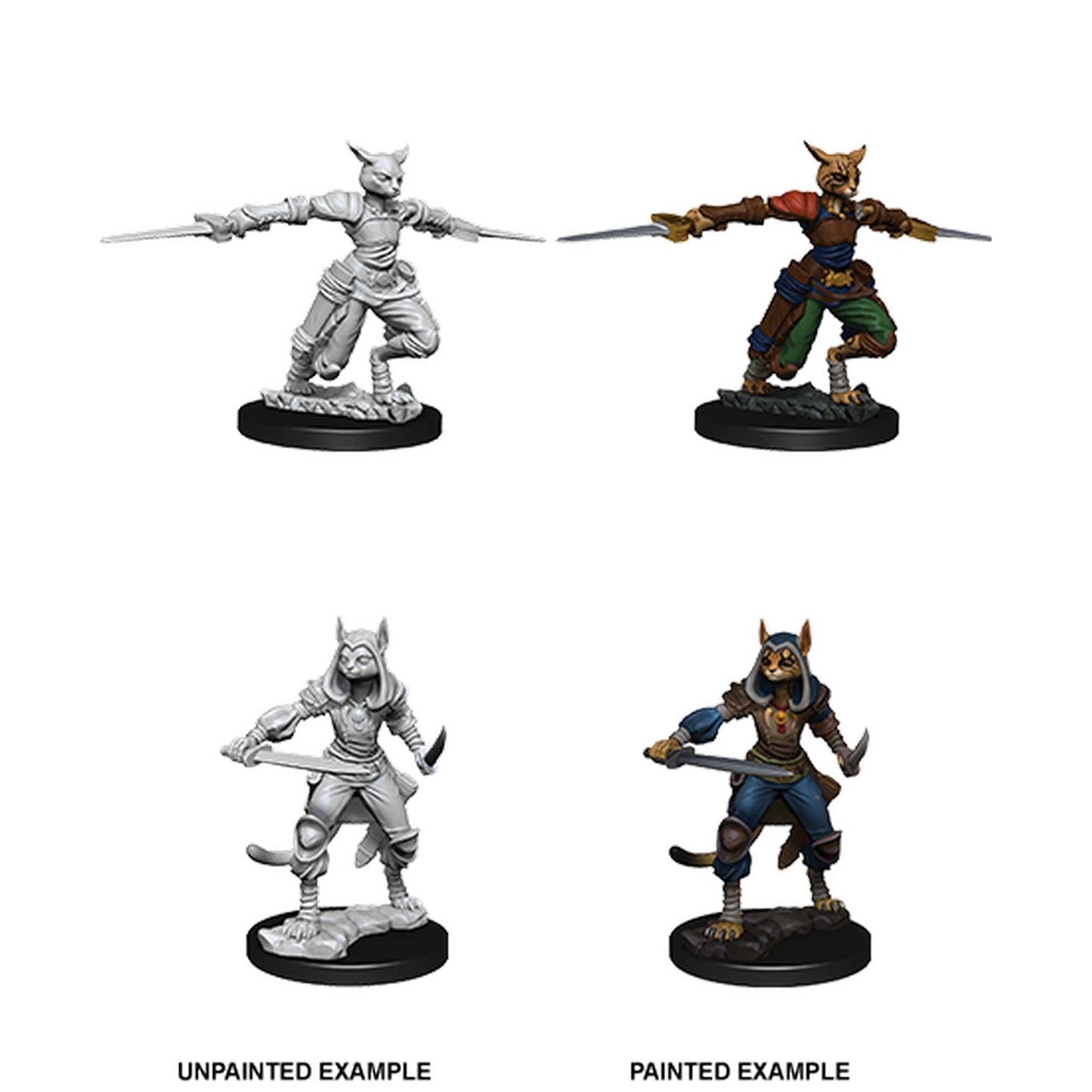 Female Tabaxi Rogue D and D Nolzurs Marvelous Unpainted Miniatures W9 100D and D Miniature Game by Wiz Kids 1