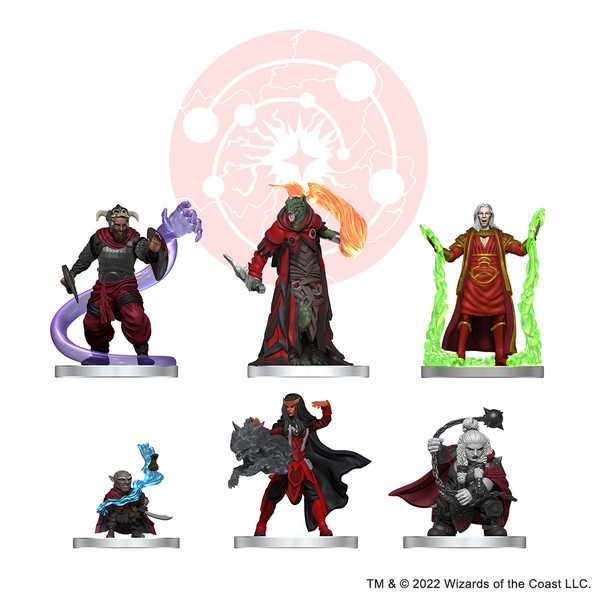 Red Wizards Faction Pack Dungeons and Dragons Onslaught Board Game by Wiz Kids 4