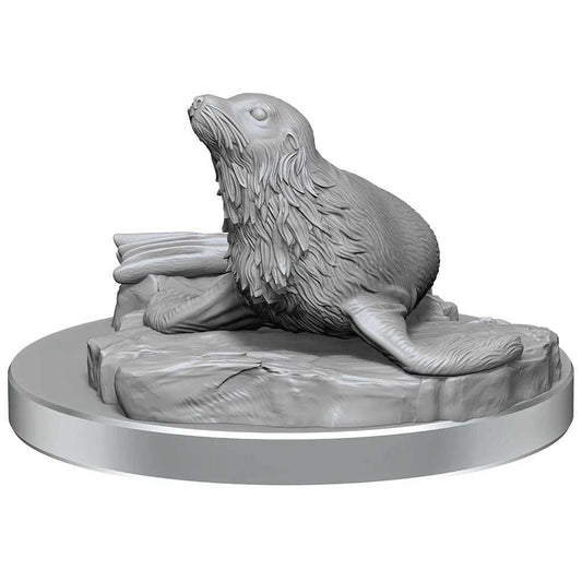Locathah and Seal D and D Nolzurs Marvelous Unpainted Miniatures W20 Miniature Game by Wiz Kids 2