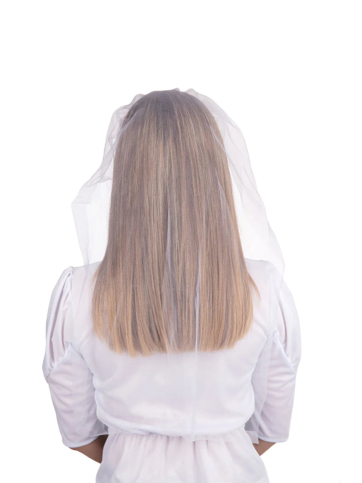 Size Chart Wedding Veil Instant Disguise Hen Night Joke Bride