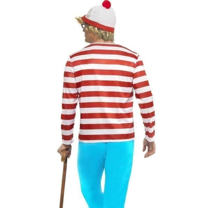Wheres Wally? Licensed Costume Adult Red White Blue_2