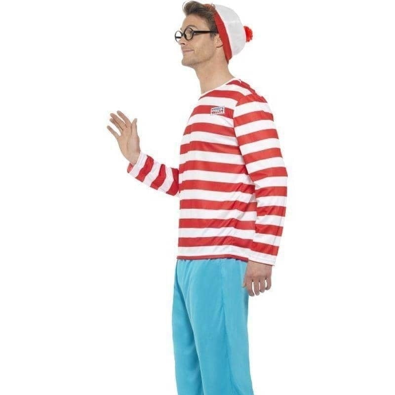 Wheres Wally? Licensed Costume Adult Red White Blue_3