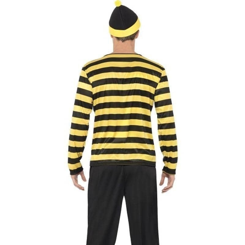 Wheres Wally Odlaw Costume Adult Black Yellow_2