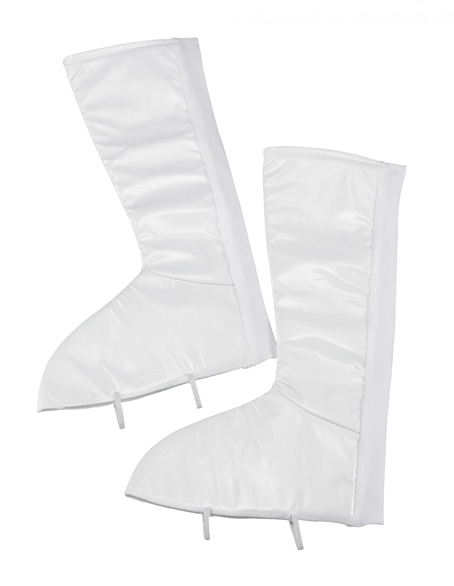 White Go Go Boot Tops Costume Accessory BA1050_1