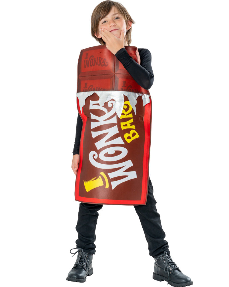 Willy Wonka Chocolate Bar Tabard Kids Costume_1