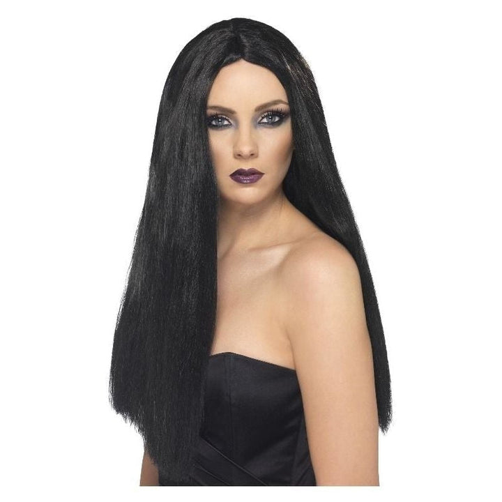 Size Chart Witch Wig Adult Black 60cm