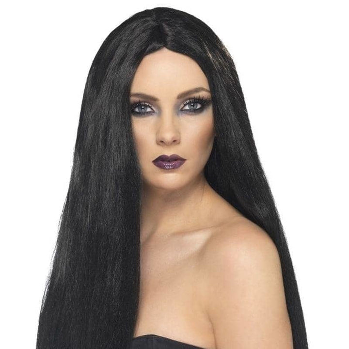 Witch Wig Adult Black 60cm_1
