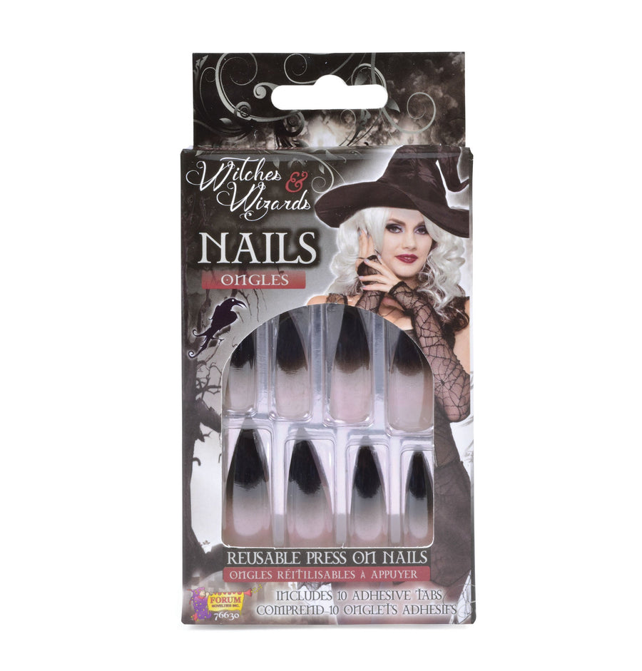 Witches Fake Nails Press on Halloween Accessory_1